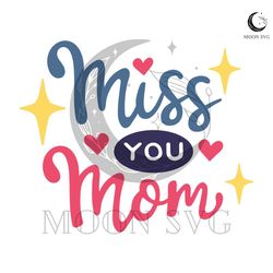 miss you mom glitter mother day png