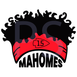 mahomes headband kansas city chiefs svg sp