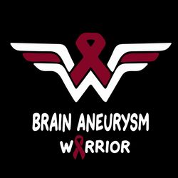 brain aneurysm awareness warrior svg, trending svg, brain aneurysm svg, survived svg, warrior svg, burgundy ribbon svg,