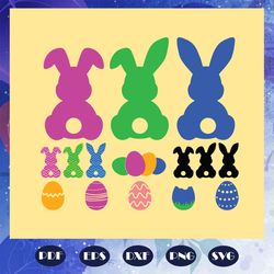 bunny svg, easter bunny svg, easter bunnies svg, rabbit easter svg, eggs svg, easter gift, files for silhouette, files f