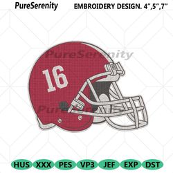 alabama crimson tide football helmet logo machine embroidery