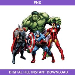 avengesr superhero png, superhero chacracters png, avengers png, marvel png digital file