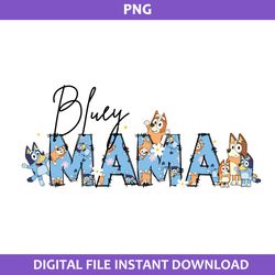 bluey mama png, bluey mothers day png, mothers day png, bluey png, cartoon png digital file - sport png