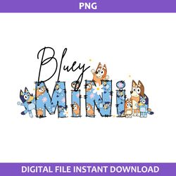 bluey mini png, bluey mothers day png, mothers day png, bluey png, cartoon png digital file