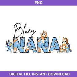 bluey nana png, bluey mothers day png, mothers day png, bluey png, cartoon png digital file
