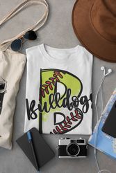 bulldogs b baseball softball distressed png, digital download, t shirt design, sublimation design