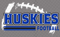 huskies football digital design royal & black png - football enthusiasts and huskie fans - instant download, transparent