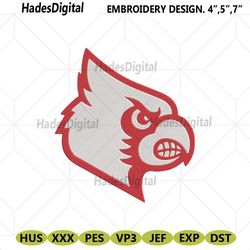 louisville cardinals embroidery design, ncaa embroidery designs, louisville cardinals embroidery instant file