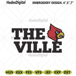 louisville cardinals embroidery files, ncaa embroidery files, louisville cardinals file