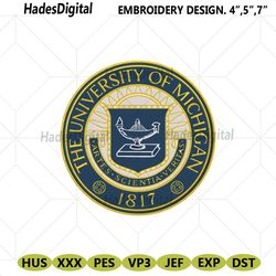 michigan wolverines embroidery files, ncaa embroidery files, michigan wolverines file