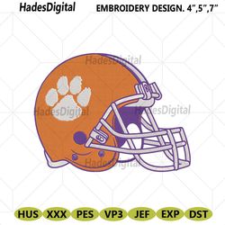 clemson tigers helmet logo machine embroidery