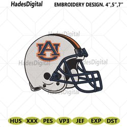 auburn tigers helmet embroidery digitizing instant download