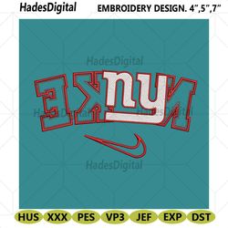 new york giants reverse nike embroidery design download file