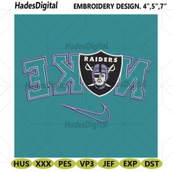 las vegas raiders reverse nike embroidery design download file