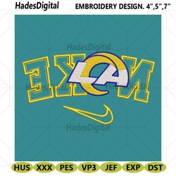 los angeles rams reverse nike embroidery design download file