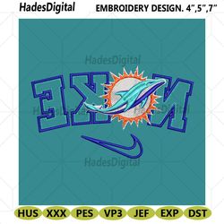 miami dolphins reverse nike embroidery design download file