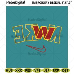 washington commanders reverse nike embroidery design download file
