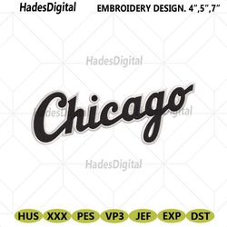 chicago white sox curvers transparent logo machine embroidery file