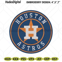 houston astros logo embroidery, houston embroidery file, houton astros mlb embroidery