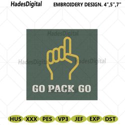 go pack go embroidery file, green bay packers logo embroidery, green bay packers nfl embroidery file