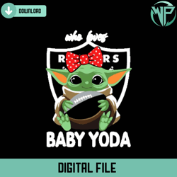 just a girl who loves baby yoda and las vegas raiders svg