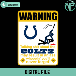 funny warning indianapolis colts svg