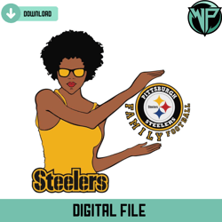 family football pittsburgh steelers svg