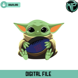 new york giants baby yoda svg digital download