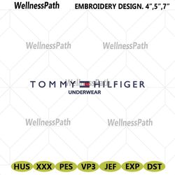 tommy hilfiger underwaer logo embroidery design download