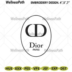 dior paris symbol rhombus embroidery download file