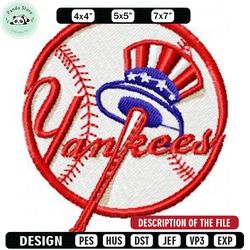 yankes logo embroidery design, embroidery design, sale design, embroidered shirt, logo embroidered, digital download