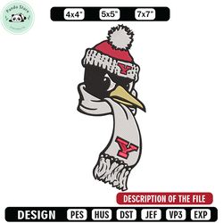 youngstown state logo embroidery design, sport embroidery, logo sport embroidery, embroidery design,ncaa embroidery