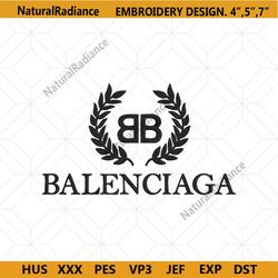 balenciga logo embroidery design download