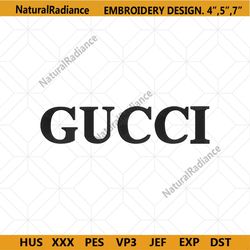 gucci wordmark black embroidery download file