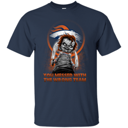 you messed with the wrong denver broncos t shirts, sport t-shirt, valentine gift