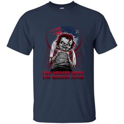 you messed with the wrong new england patriots t shirts, sport t-shirt, valentine gift