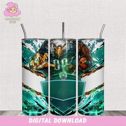 philadelphia eagles mascot 20oz skinny tumbler sublimation png