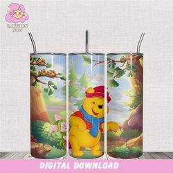 winnie the pooh piglet tumbler 20oz png