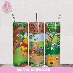 piglet winnie the pooh 20oz tumbler wrap png