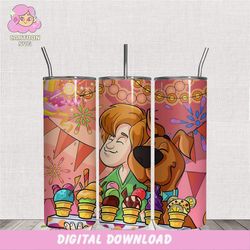 scooby doo shaggy rogers birthday party tumbler png