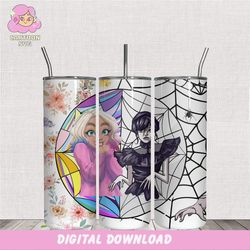 wednesday enid sinclair tumbler sublimation png