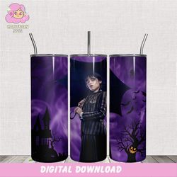 wednesday 20oz tumbler design idea png