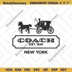 coach new york embroidery design download file
