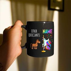 funny wedding officiant black mug, wedding officiant unicorn gift, bridal party gift, wedding gifts, wedding coffee mug,