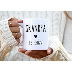 grandpa mug. new grandpa gift. personalised grandpa. grandpa to be. grandpa present. pregnancy announcement.