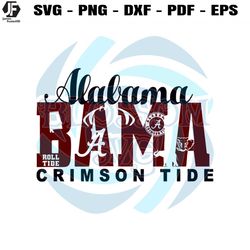 alabama crimson tide bama football svg