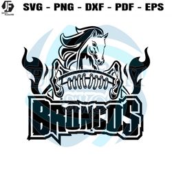 broncos football svg cricut digital download