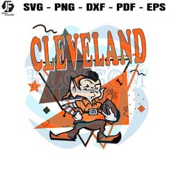 brownie the elf cleveland browns football svg