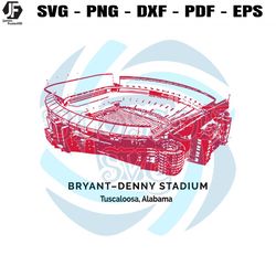 bryant denny stadium alabama ncaa svg