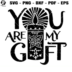 you are my gift svg, encanto candle svg, magic candle svg